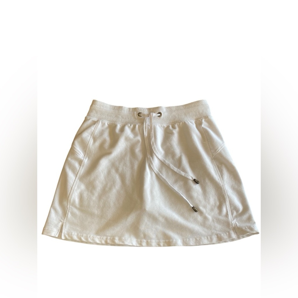 Green Tea White Skort Women’s S Stretchy Tennis Travel Comfy Soring Summer Golf